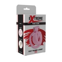 Hidden Desire Extreme Sissy Trainer Cock Cage X-Short Pink