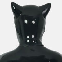 Kukla Furrjoi Silicone Patterned Ido Dog Drone Perforated Eyes Lock Regular červená