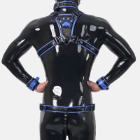 Furrjoi Harness Set with Crotch Black-Blue