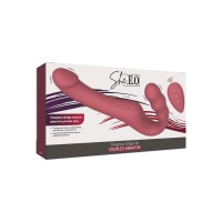 Vibračné strapless dildo She.E.O