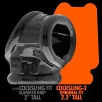 Erekční kroužek Oxballs Cocksling Fit modrý