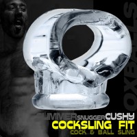 Erekční kroužek Oxballs Cocksling Fit modrý