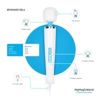 Masážní hlavice MyMagicWand modrá