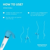 Nástavec MyMagicWand G-Spot modrý