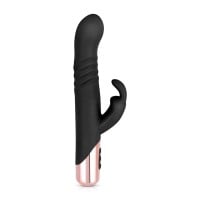 Prirážací vibrátor Rosy Gold Nouveau Thrusting Rabbit