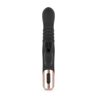 Prirážací vibrátor Rosy Gold Nouveau Thrusting Rabbit