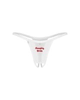 Obsessive Weddya Bride Crotchless Thong