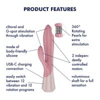 Rabbit vibrátor Satisfyer Pearl Bunny 1