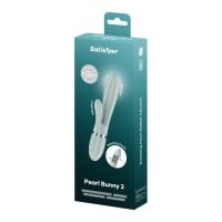 Rabbit vibrátor Satisfyer Pearl Bunny 2 Grey Green
