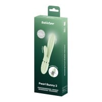Rabbit vibrátor Satisfyer Pearl Bunny 2 Grey Green