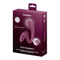 Dvojitý vibrátor Satisfyer G for Goddess 3 Burgundy