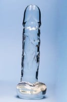 Skleněné dildo Clarity Seraphic Opus