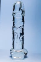 Skleněné dildo Clarity Seraphic Opus