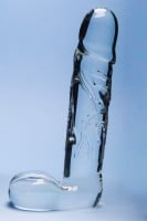 Skleněné dildo Clarity Seraphic Opus
