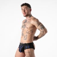 Jocksy Locker Gear LK0140 Full Military Access Jock Brief modré