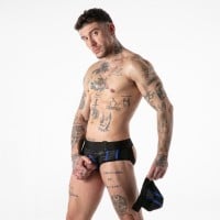 Jocksy Locker Gear LK0140 Full Military Access Jock Brief modré