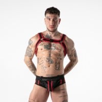 Locker Gear LK0746 Full Military Access Harness Red
