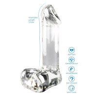 ToyJoy Glass Worxx Crystal Cock Glass Dildo