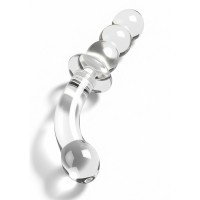 Skleněné dildo ToyJoy Glass Worxx Dual-Ended Anal & G-Spot