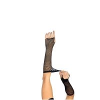 Rukavice Leg Avenue Triangle Net Fingerless Gloves čierne