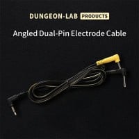 Napájací kábel DG-LAB Angled 2,5 mm jack male – 2x 2 mm male