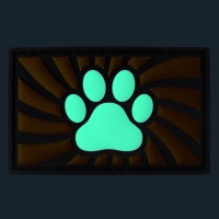 Nášivka Darklands Orange Paw