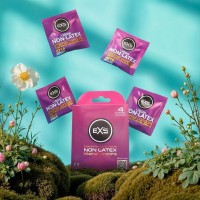 EXS Non-Latex Internal Condoms 4 pcs