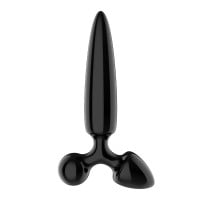 Skleněné dildo a kolík Satisfyer Triple Crystal 1 černé