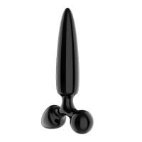 Skleněné dildo a kolík Satisfyer Triple Crystal 1 černé