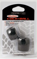 Erekční kroužek a natahovač varlat Perfect Fit Cock + Ball černý