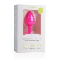 Análny šperk EasyToys Diamond Plug malý ružový