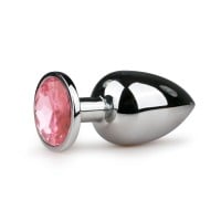 EasyToys Metal Plug Large Silver-Pink