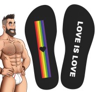 Ponožky SneakXX Love is Love černé