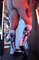 Ponožky Breedwell Gagged Cyber Socks biele