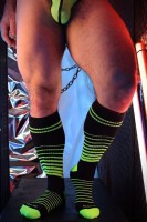 Ponožky Breedwell After Dark Socks neónovo zelené