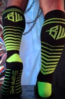 Ponožky Breedwell After Dark Socks neónovo zelené