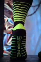 Ponožky Breedwell After Dark Socks neónovo zelené