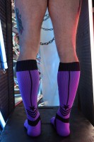 Ponožky Breedwell Purpleicious Cockpit Socks fialové