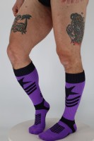 Ponožky Breedwell Purpleicious Cockpit Socks fialové