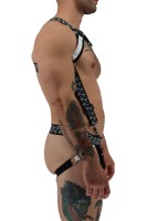 Postroj Breedwell Gagged Body Harness biely