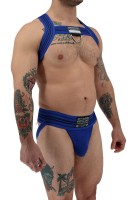 Postroj Breedwell Cumdump Bulldog Harness modrý
