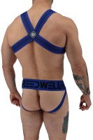 Postroj Breedwell Cumdump Bulldog Harness modrý
