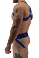 Postroj Breedwell Cumdump Bulldog Harness modrý