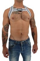 Postroj Breedwell Cumdump Bulldog Harness bílý