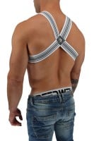 Postroj Breedwell Cumdump Bulldog Harness bílý