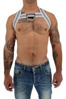 Postroj Breedwell Cumdump Bulldog Harness bílý