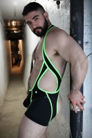 Singlet Breedwell After Dark Singlet neónovo zelený