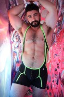 Singlet Breedwell After Dark Singlet neónovo zelený