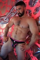 Jocksy Breedwell After Dark Jock neonově růžové