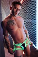 Jocksy Breedwell Circuit Breaker Jock neónovo zelené